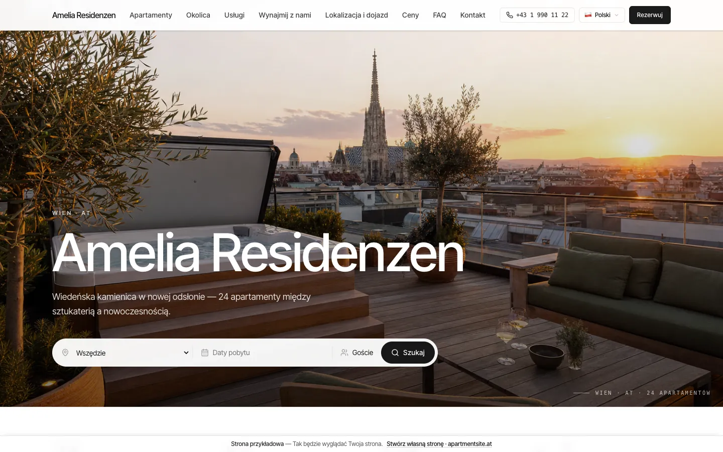 Amelia Residenzen — el showroom de apartmentsite, Viena