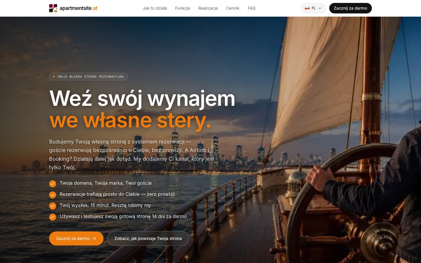 apartmentsite.at — hero marketing