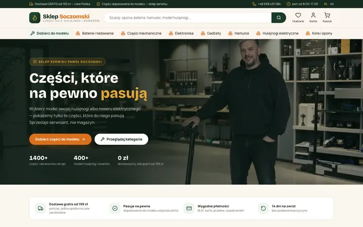 Ersatzteil-Shop — Auswahl nach Fahrzeugmodell
