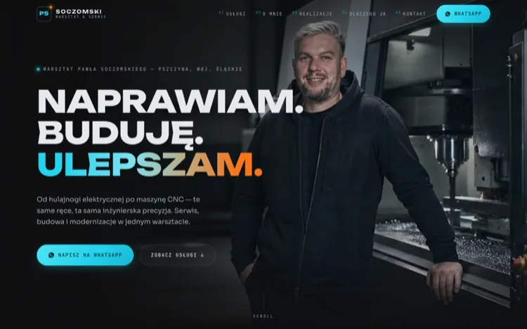 soczomski.com — Personal-Branding-Website eines Ingenieurs
